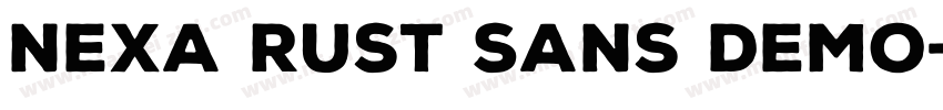 Nexa Rust Sans Demo字体转换
